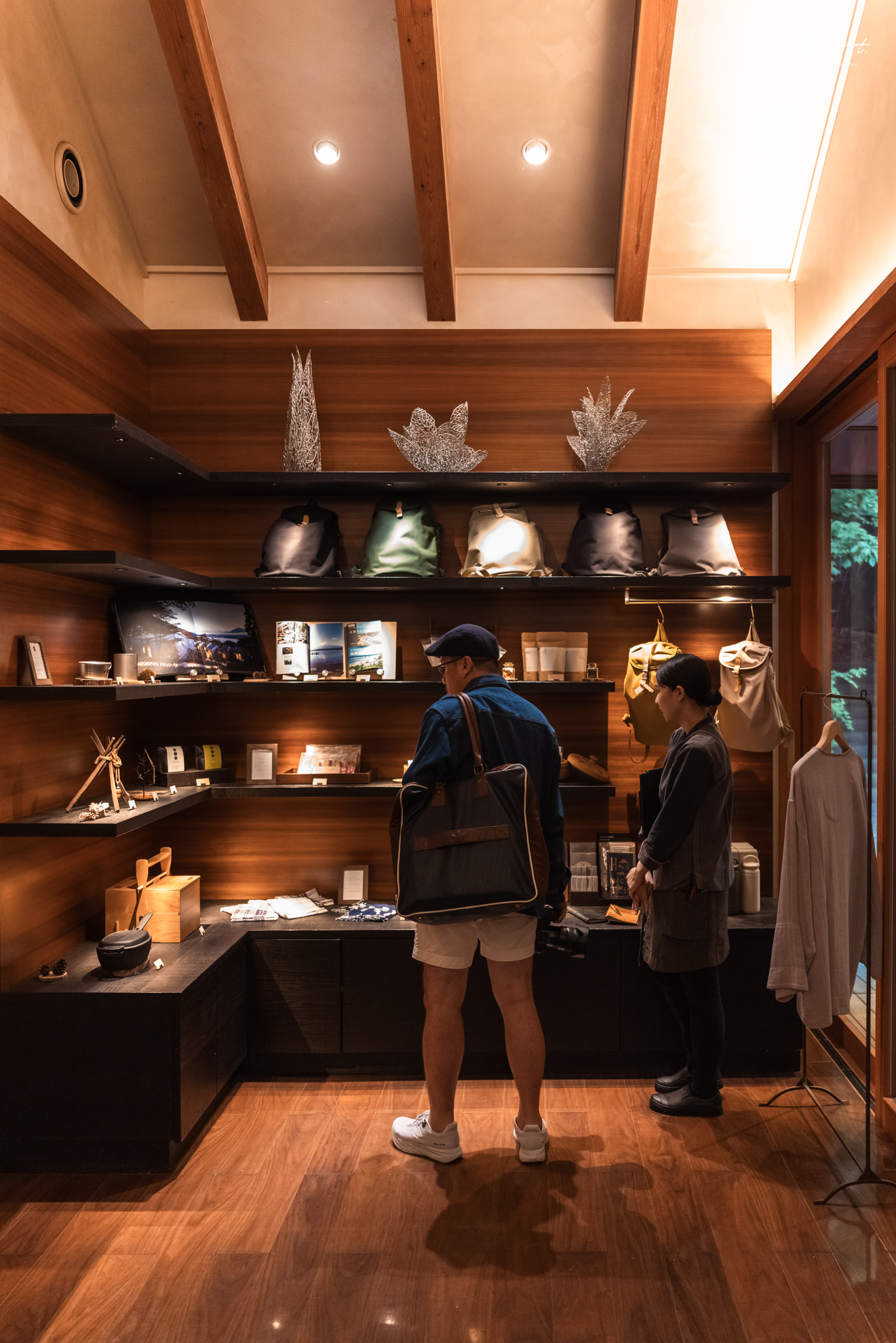มุมเครื่องดื่มและของว่างท้องถิ่นแบบบริการตนเองที่ HOSHINOYA Fuji