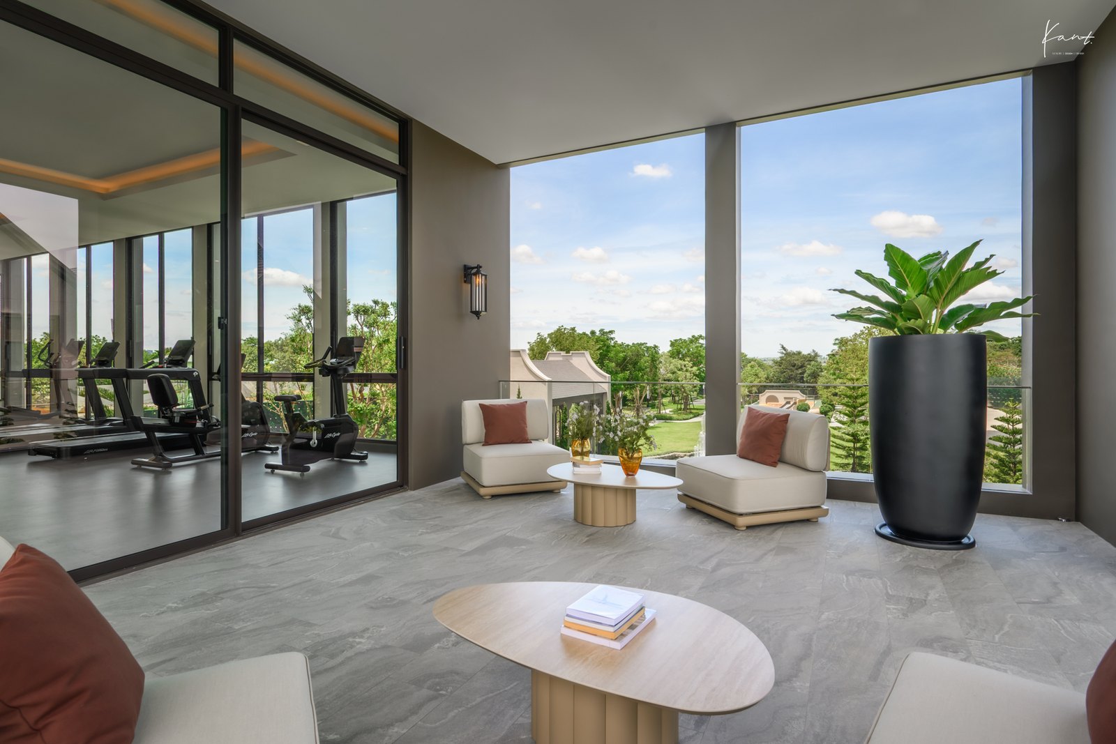 Private Lounge ในคลับเฮาส์ของโครงการ Grand Bangkok Boulevard ราชพฤกษ์-พรานนก