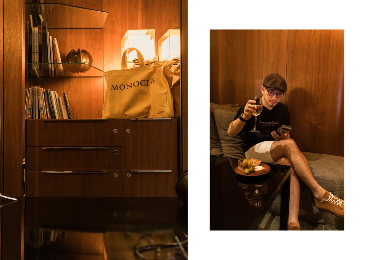 Evening Social ที่ Andaz Lounge เสิร์ฟไวน์และคานาเป้