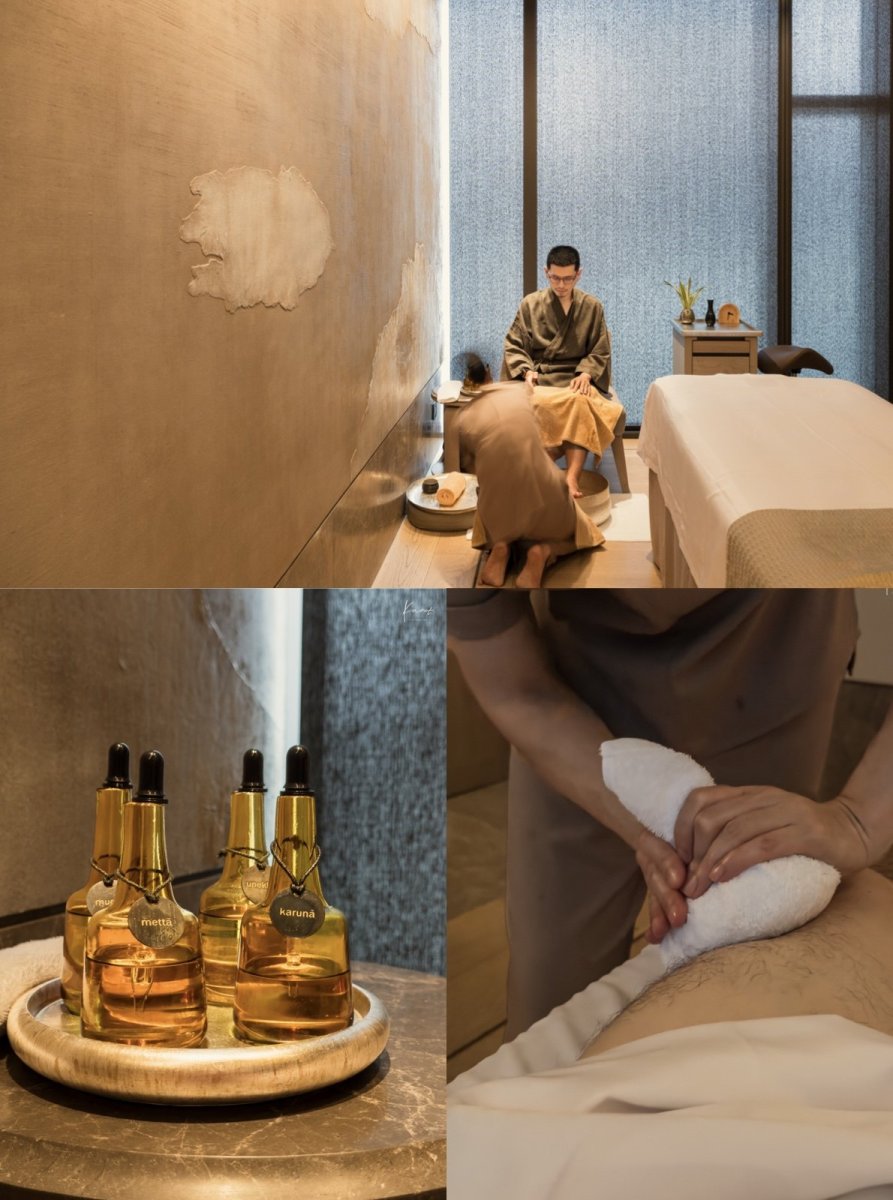 Signature Spa Journey ตั้งแต่ชุดคลุมจนถึงน้ำมันนวด