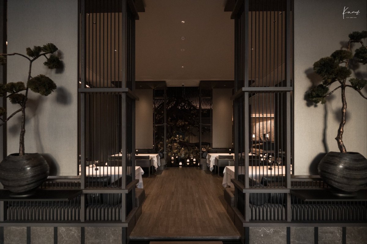 ห้องอาหาร Arva บนชั้น 9 ของ Aman Nai Lert Bangkok