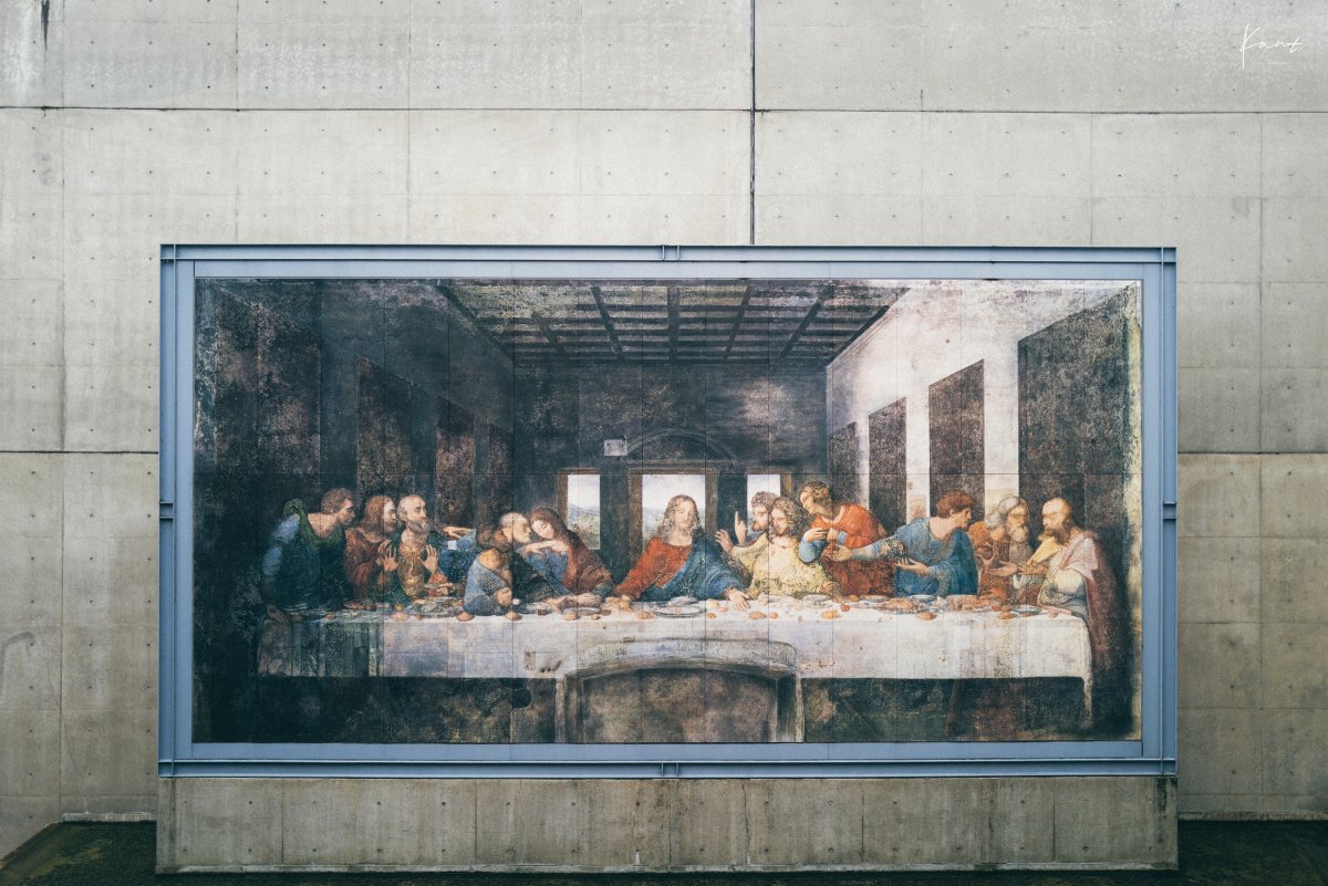 The Last Supper บนแผ่นกระเบื้องเซรามิก