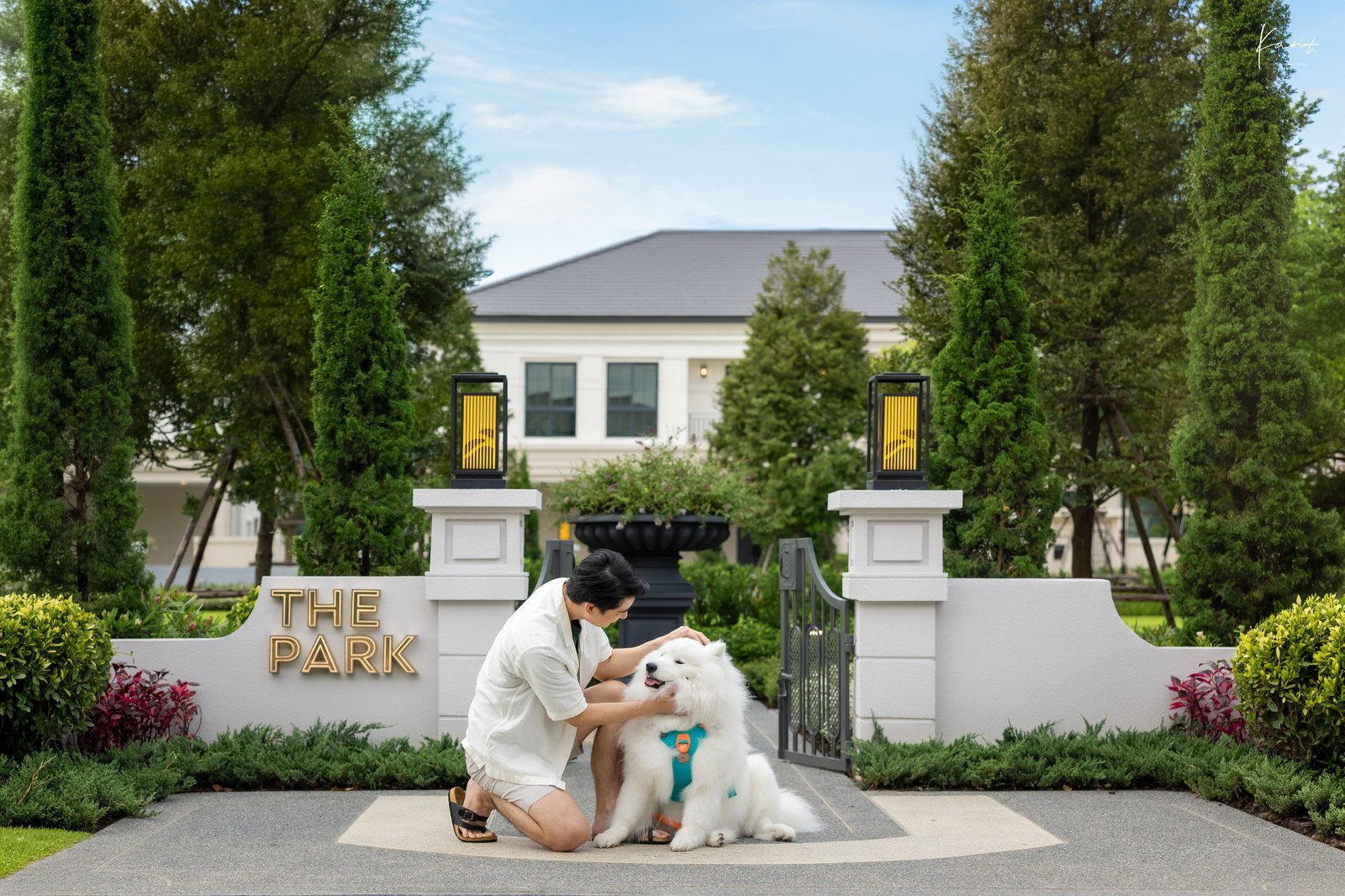 ประตูทางเข้าสวนกลาง THE PARK THE CITY รามอินทรา - วงแหวน 3