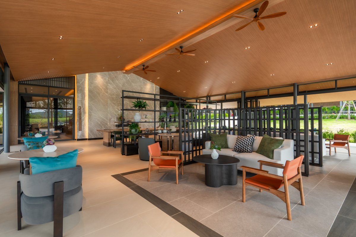 เลานจ์ภายใน Clubhouse