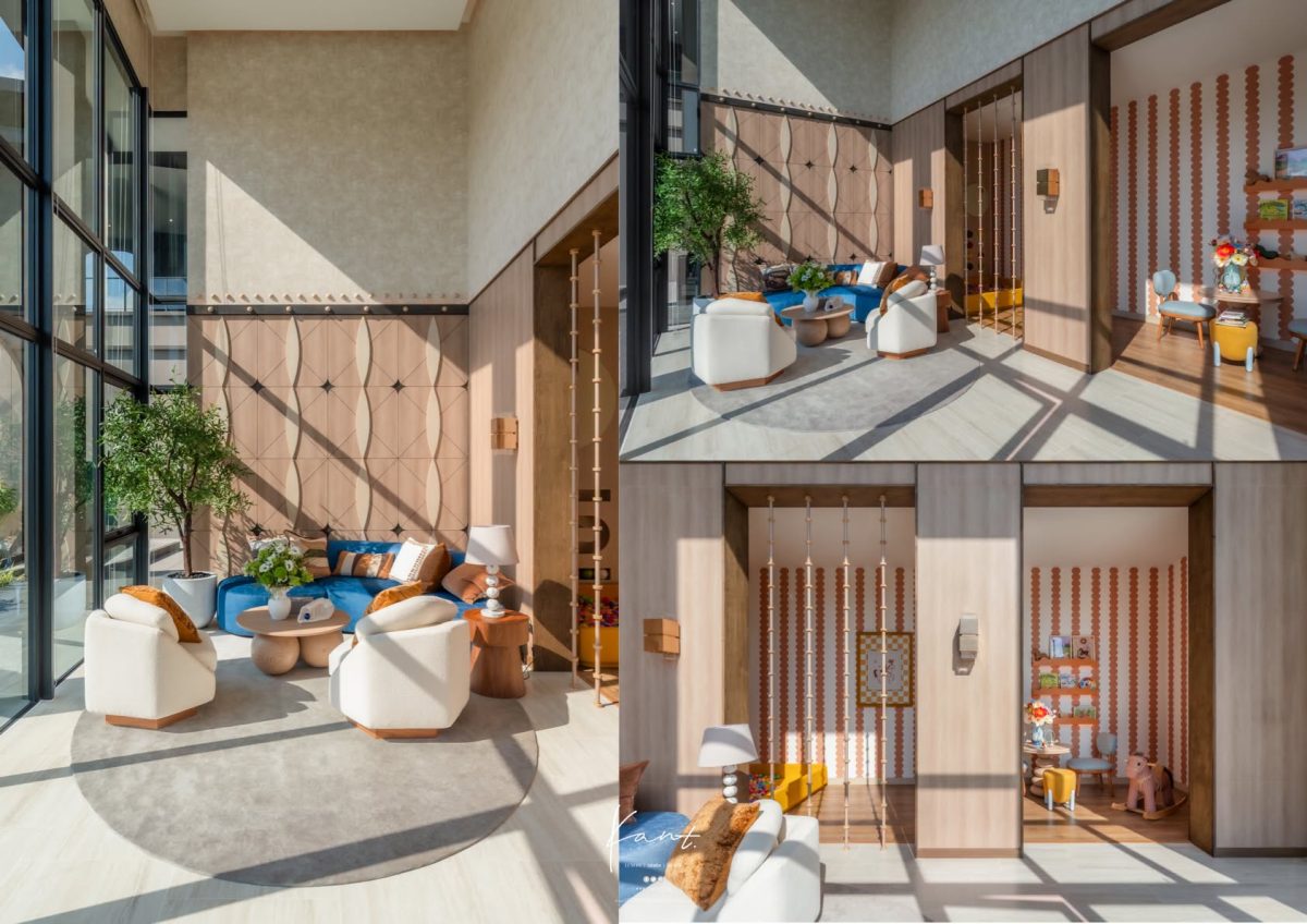 Lobby Lounge ใน Clubhouse เชื่อมต่อกับ Kids’ Room
